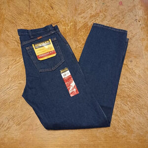 Wrangler rustler work jeans regular fit straight leg 36×36 NWT